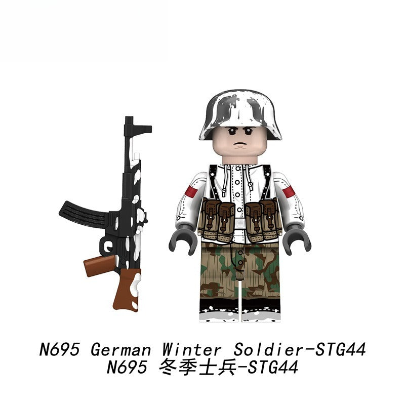 N692-695 snow soldiers minifigs