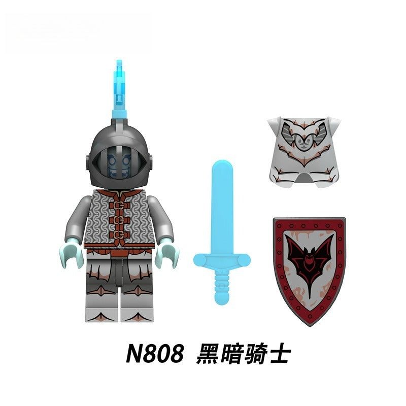 N805-808 Medieval Castle Series Knight Minifigs