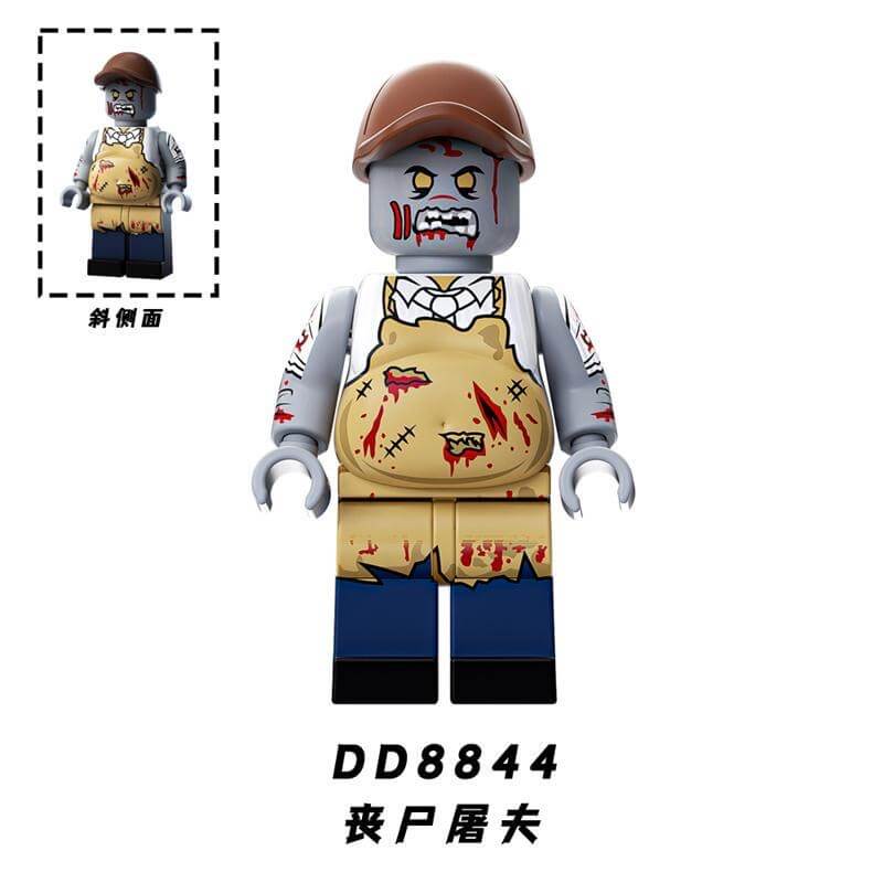 DD8841-8848 Big belly White Soliders Ken Grandpa Porco Rosso Minifigs