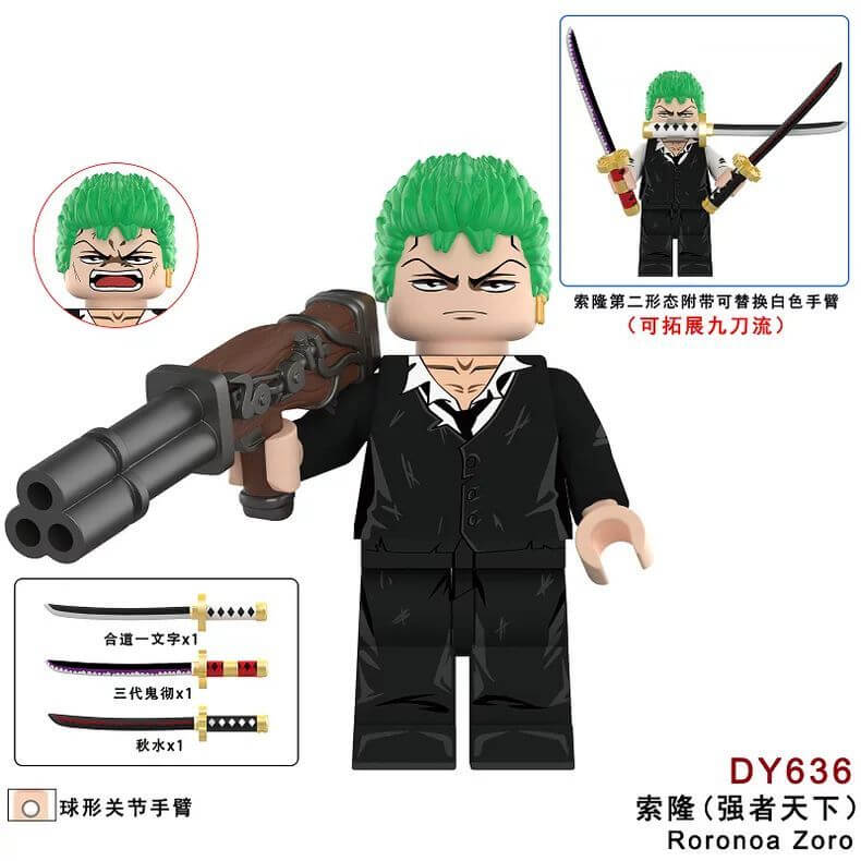 DY635-636 One Piece luffy Roronoa Zoro minifigs