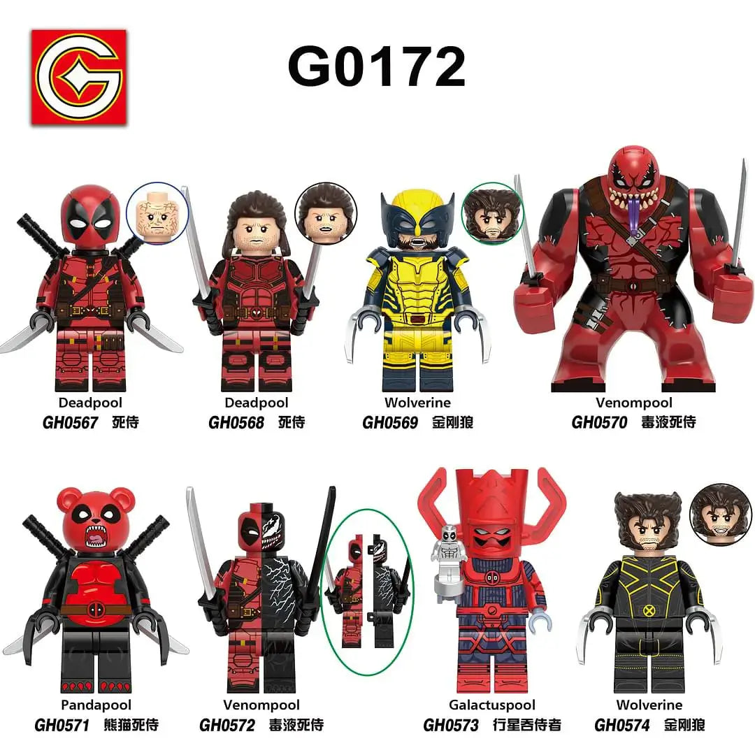 G0172 Deadpool & Wolverine Minifigs Venompool – INGBRICKS