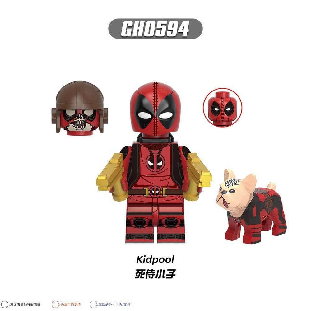 G0175 Wolverine Deadpool minifigs