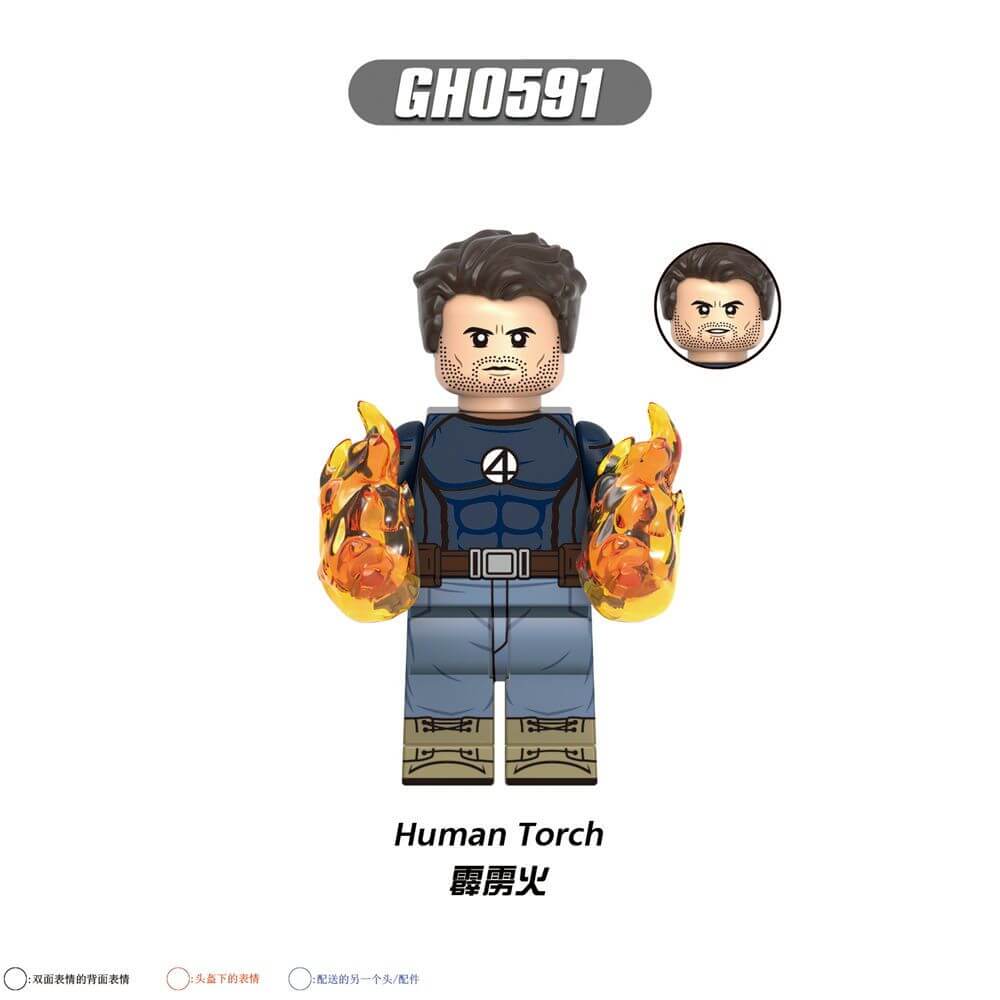 G0175 Wolverine Deadpool minifigs