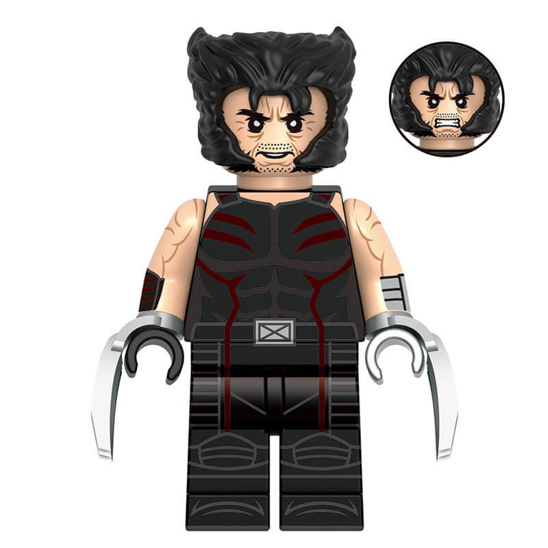 G0176 Wolverine Deadpool Wolverine minifigs