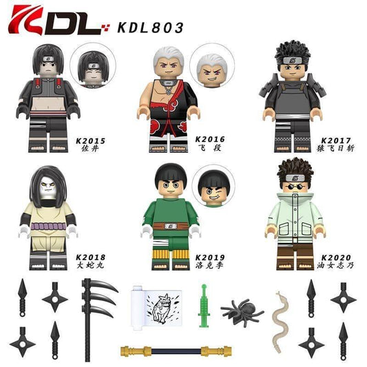 KDL803 Naruto Orochimaru Sarutobi Hiruzen Minifigs