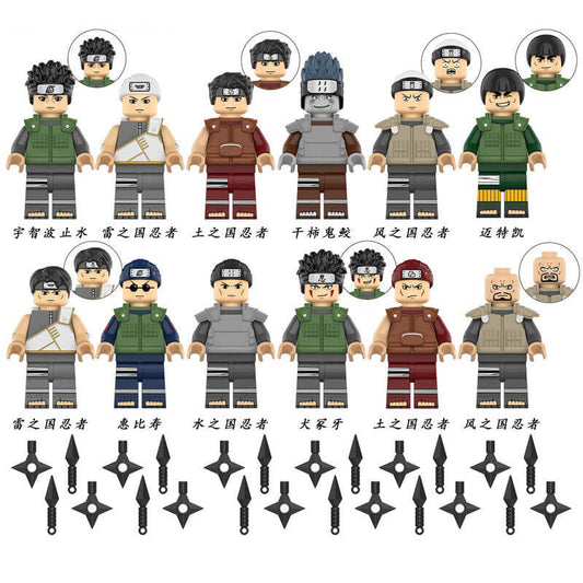 KDL804 Naruto Uchiha Shisui Inuzuka Kiba Minifigs