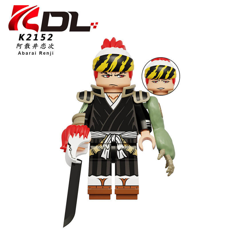 KDL820 BLEACH Minifigs Kurasaki ichigo abarai renji