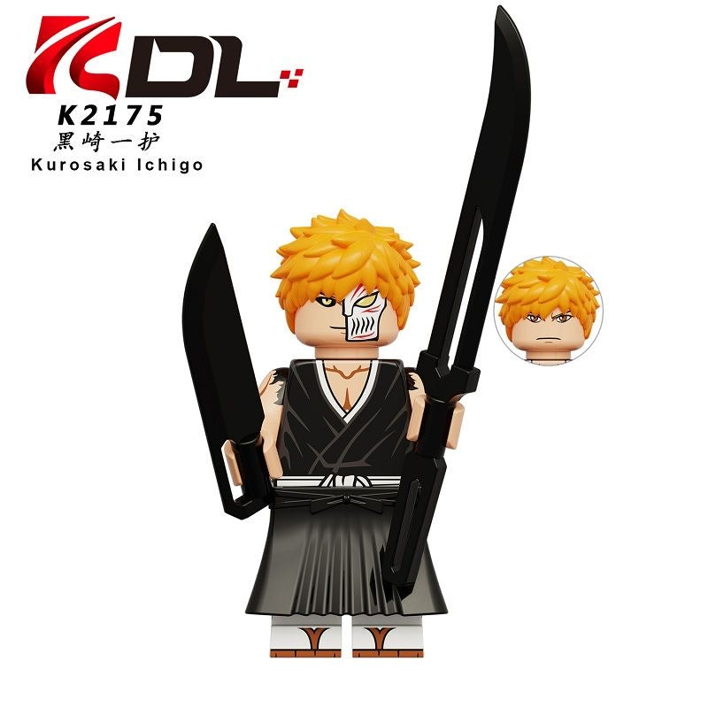 KDL824 BLEACH Zaraki Kenpachi Kurosaki Ichigo Minifigs