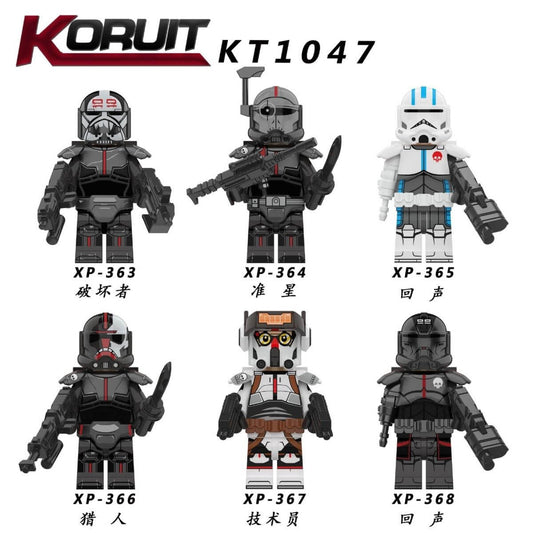 KT1047 Star Wars The Bad Batch Minifigs