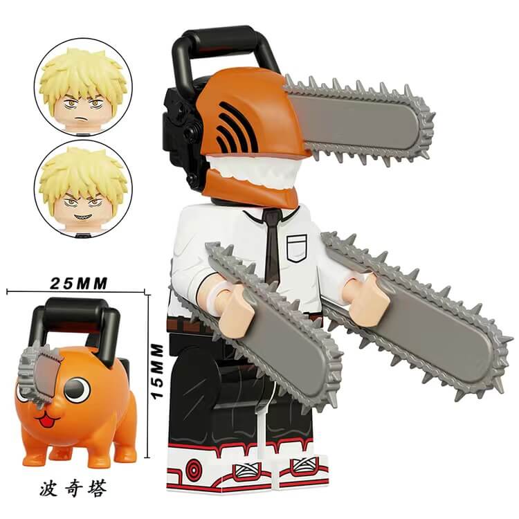 KT1067 Chainsaw Man Denji Makima Hayakawa Minifigs