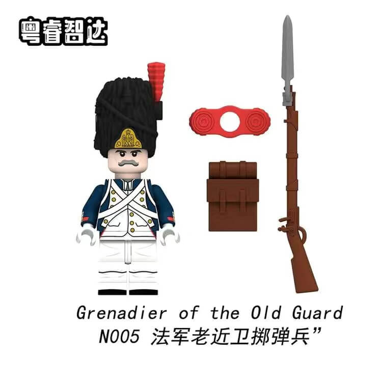 N004-008 Napoleonic Wars French Line Infantry Cuirassiers Dragoons Minifigs