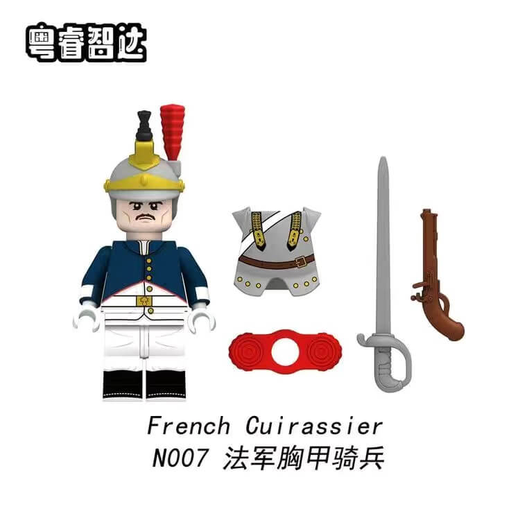 N004-008 Napoleonic Wars French Line Infantry Cuirassiers Dragoons Minifigs