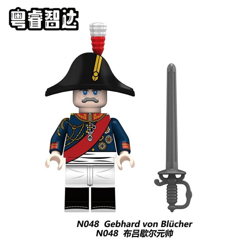 N045-048 Napoleonic Wars general and marshal Duke of Wellington Minifigs