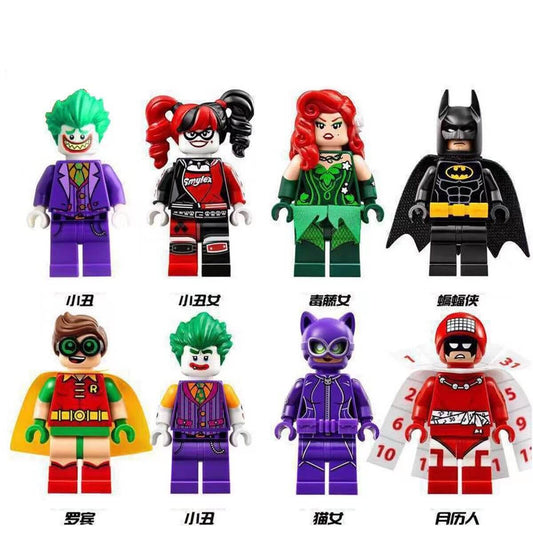 PG8032 Super Hero DC Joker Harley Quinn Robin Minifigs