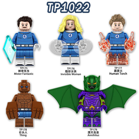 TP1022 Fantastic Four Invisible Woman minifigs