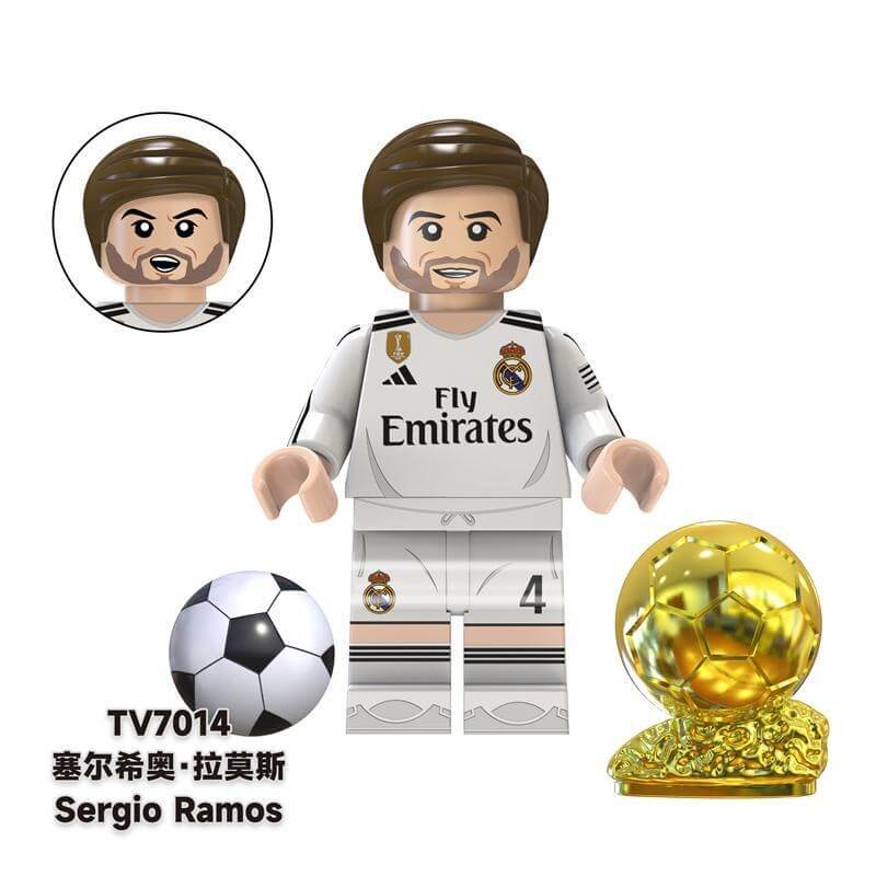 TV6502 Football Players Minifigs Ramos Haaland