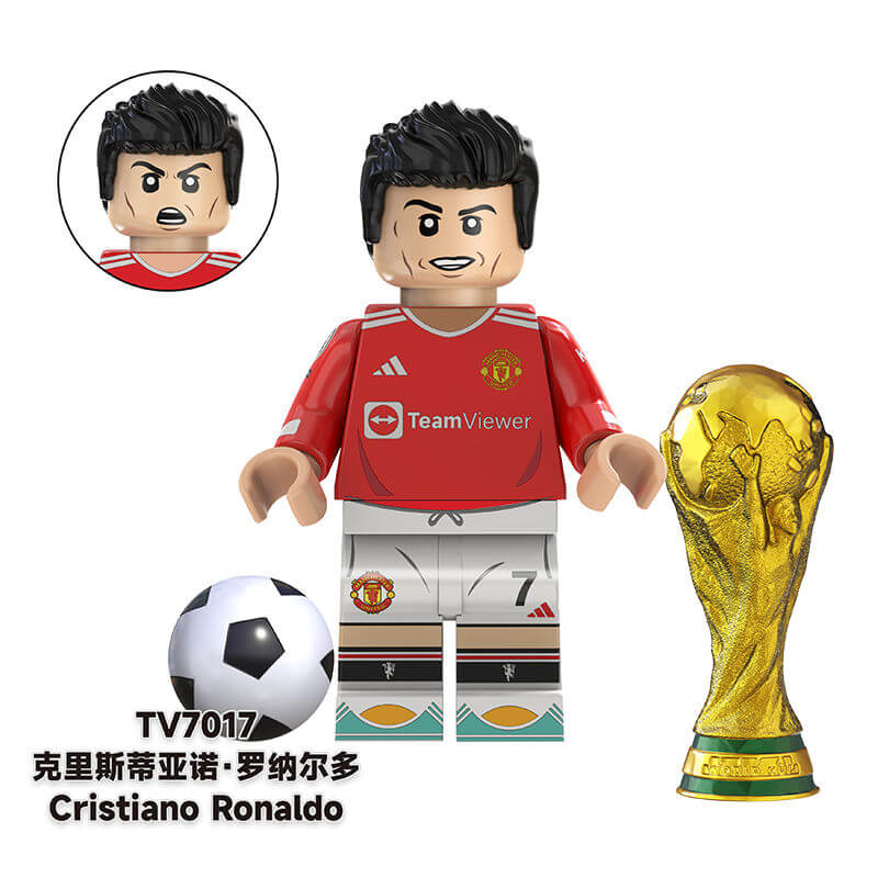 TV6503 Football players Messi Neymar Minifigs