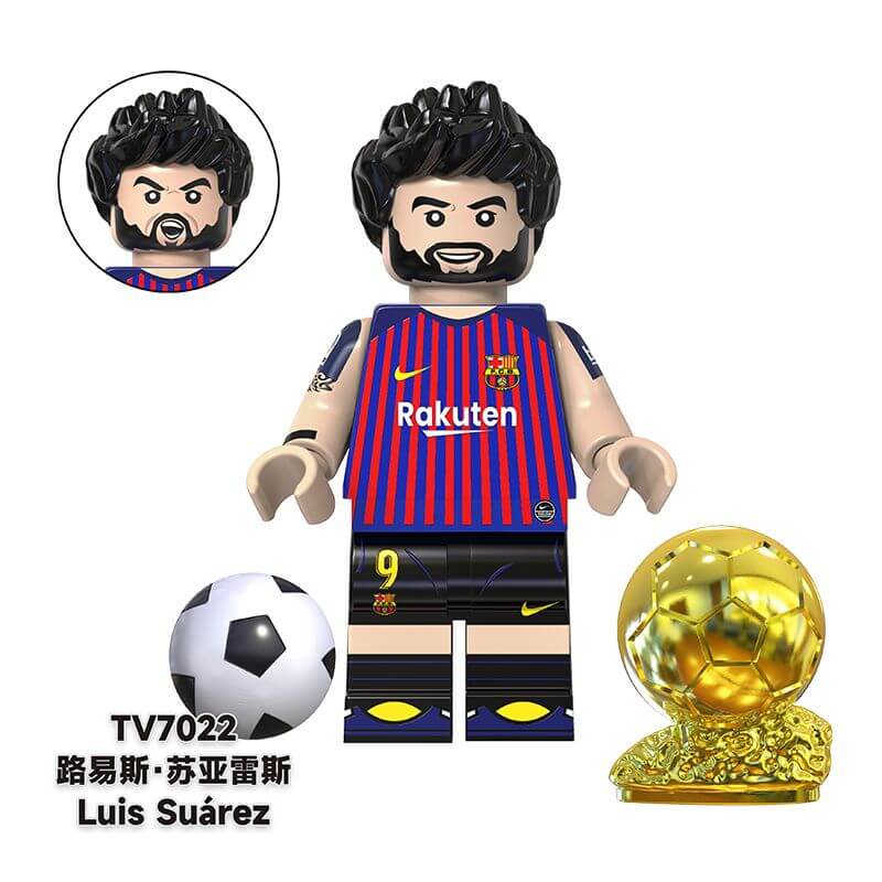 TV6503 Football players Messi Neymar Minifigs