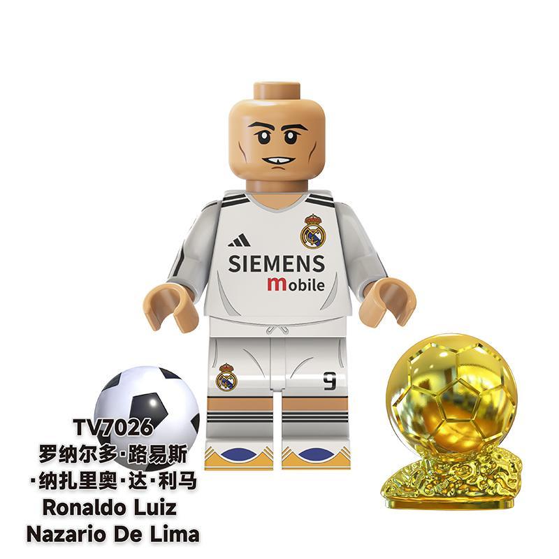 TV6504 Football Players Minifigs Ronaldo Kaka Neymar