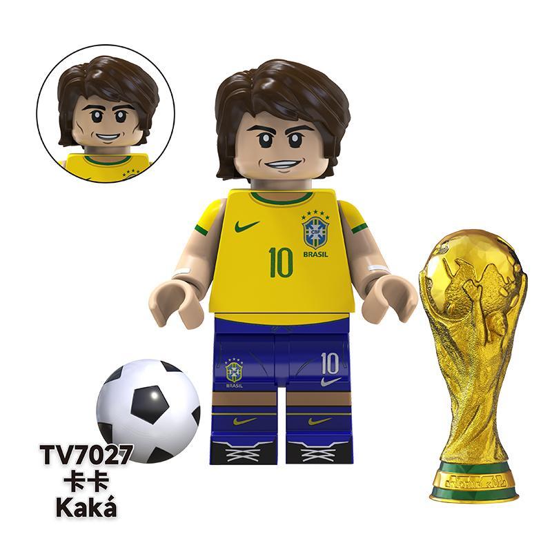 TV6504 Football Players Minifigs Ronaldo Kaka Neymar
