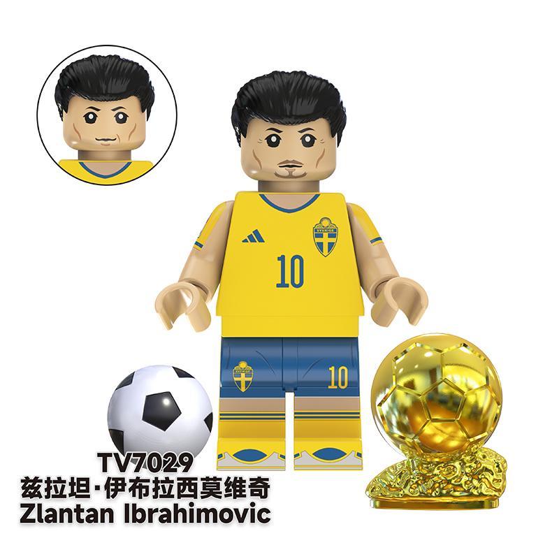TV6504 Football Players Minifigs Ronaldo Kaka Neymar
