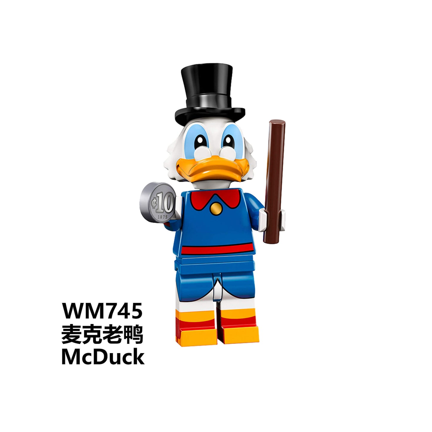 WM6066 Mickey Minnie McDuck Minifigs