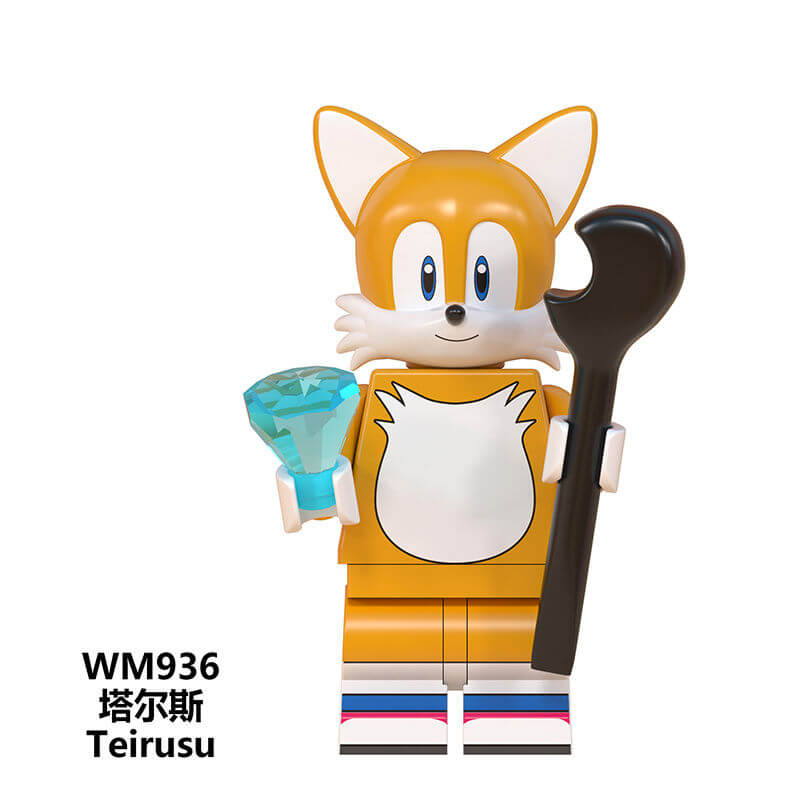 WM6086 Sonic Series Metal Sonic Amy Rose Minifigs