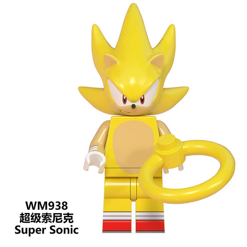 WM6086 Sonic Series Metal Sonic Amy Rose Minifigs
