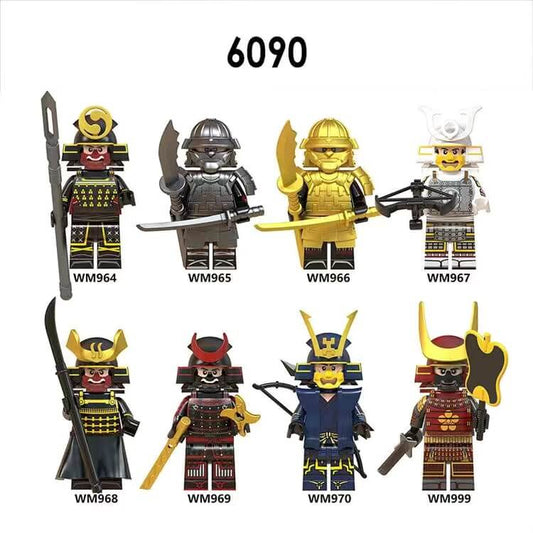 WM6090 Japanese Samurai Minifigures