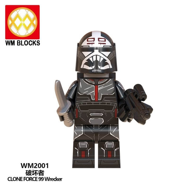 WM6095 Star Wars Clone Force 99 Wrecker Rex Jesse Minifigs