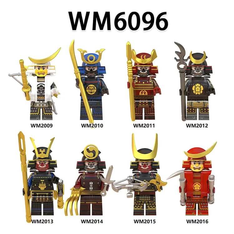 WM6096 Japanese Samurai Minifigures – INGBRICKS