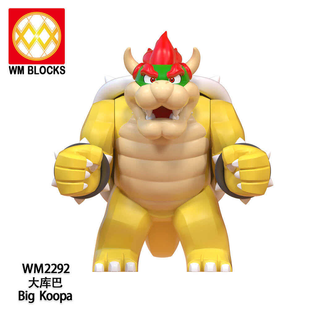 WM6103 Mario Kinopio Big Koopa Minifigs