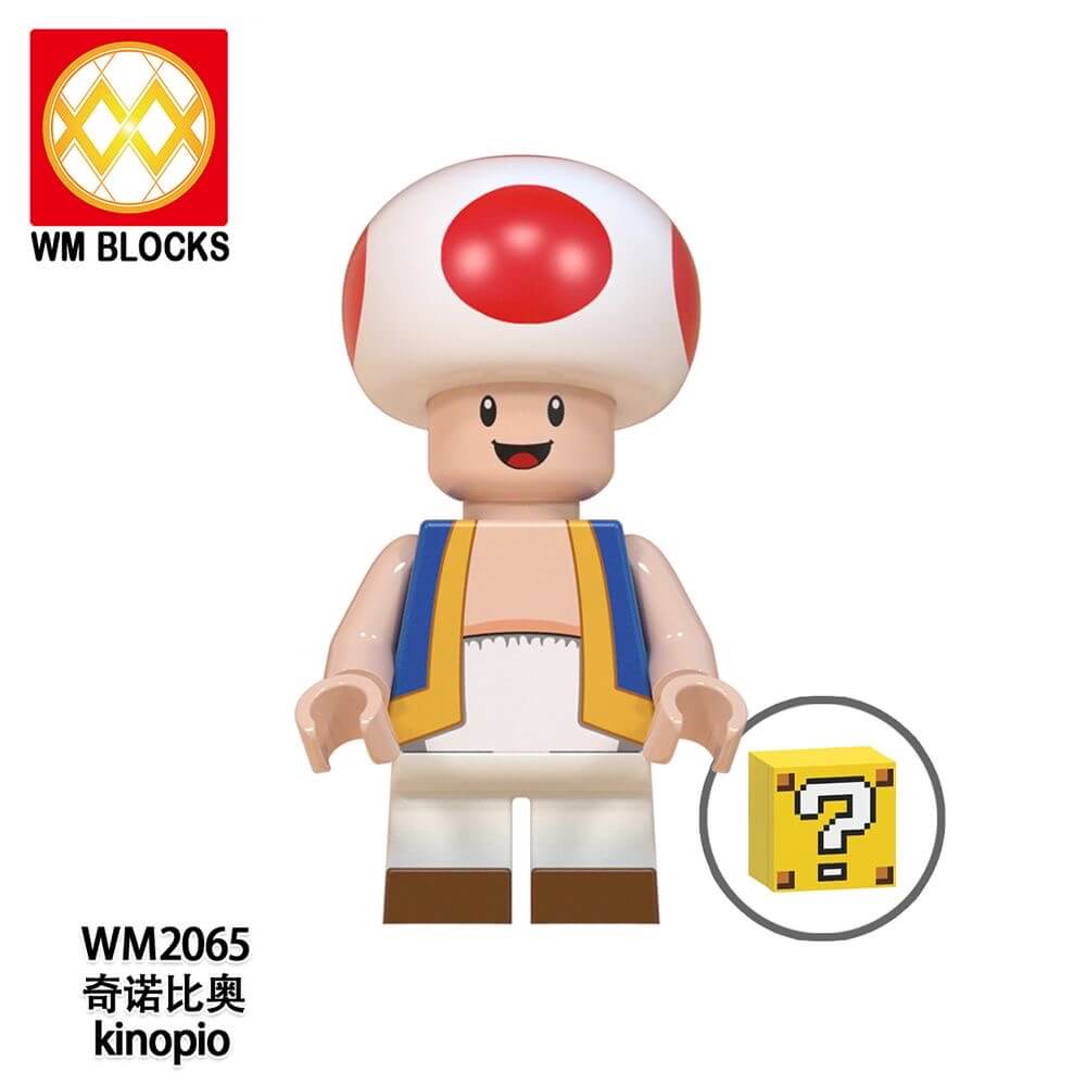 WM6103 Mario Kinopio Big Koopa Minifigs