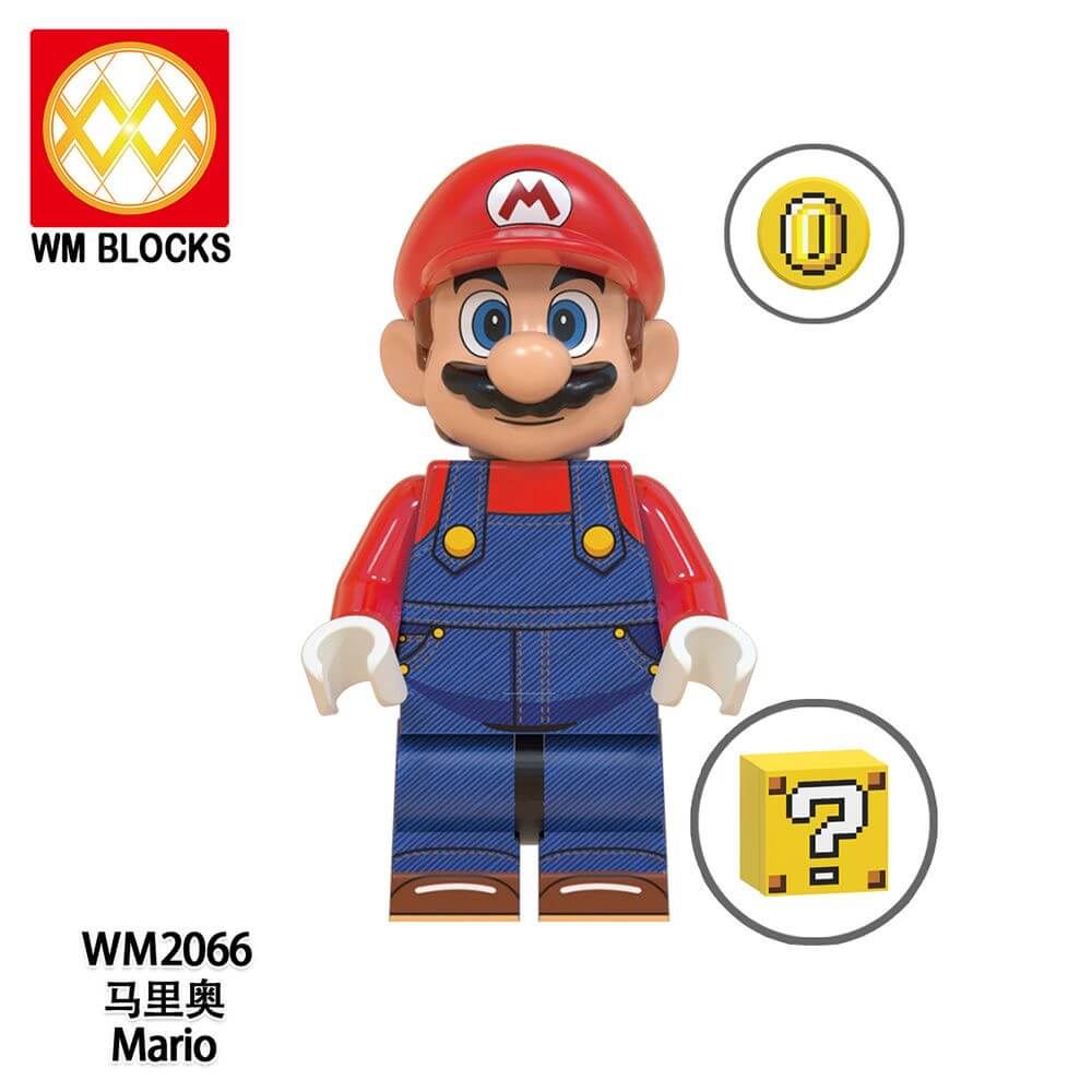 WM6103 Mario Kinopio Big Koopa Minifigs