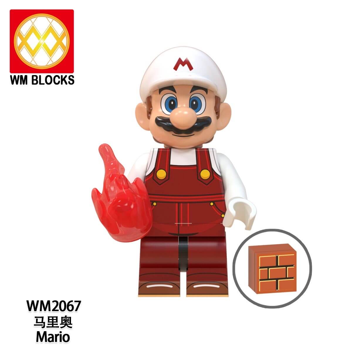 WM6103 Mario Kinopio Big Koopa Minifigs