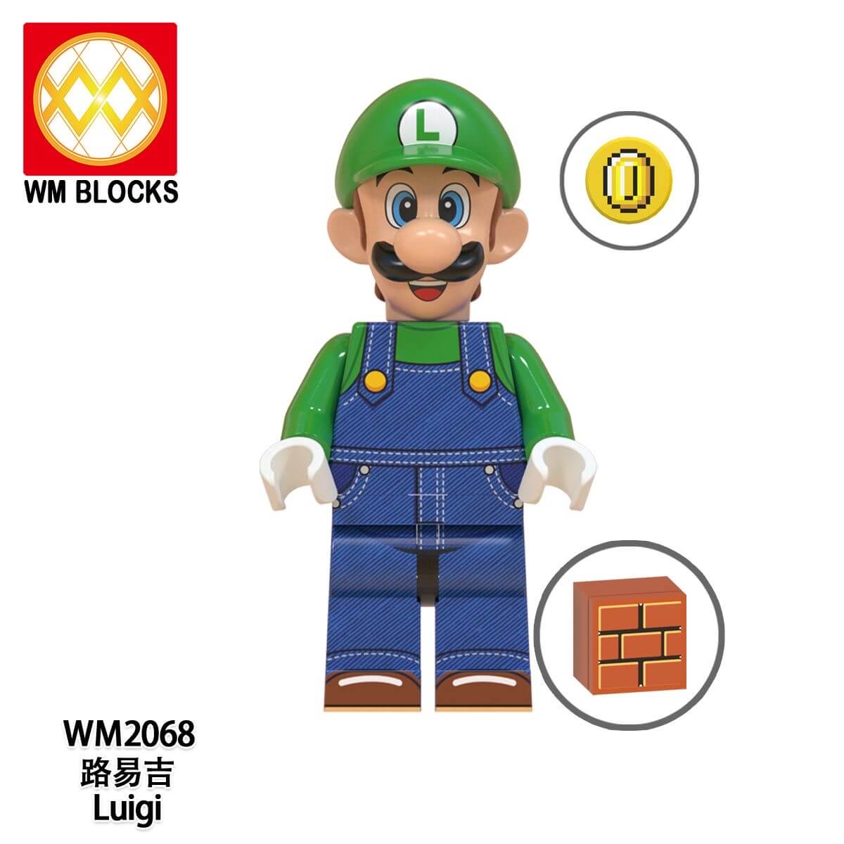 WM6103 Mario Kinopio Big Koopa Minifigs
