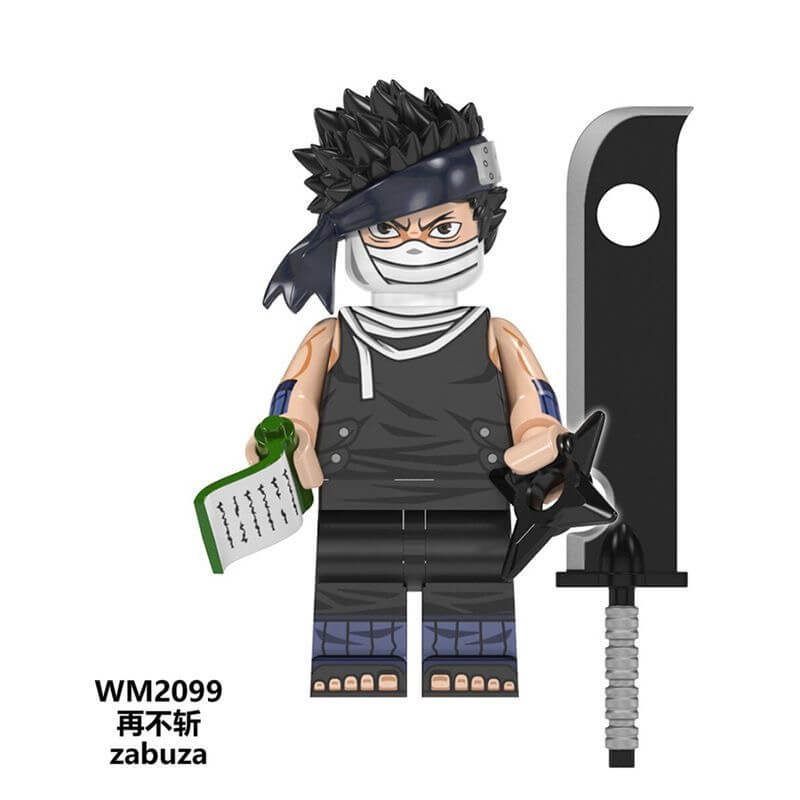 WM6107 Naruto Uzumaki Naruto Jiraiya Minifigs