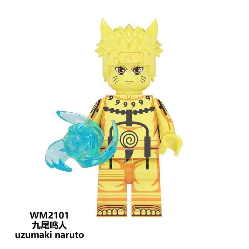 WM6107 Naruto Uzumaki Naruto Jiraiya Minifigs