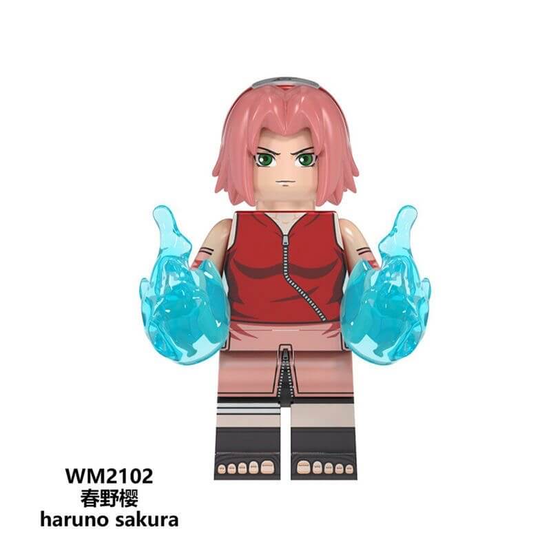 WM6107 Naruto Uzumaki Naruto Jiraiya Minifigs