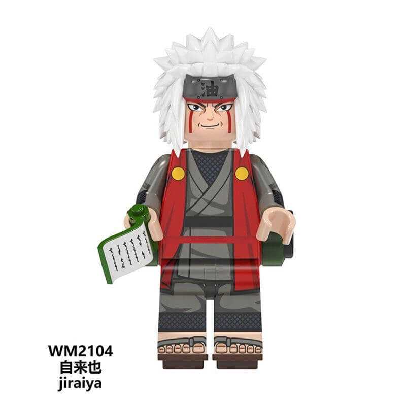 WM6107 Naruto Uzumaki Naruto Jiraiya Minifigs