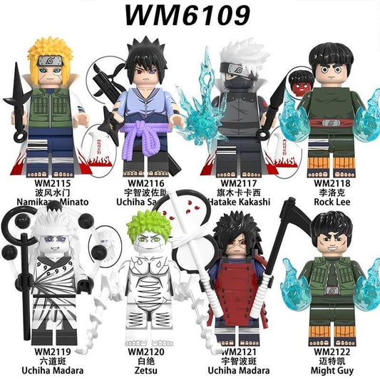 WM6109 Naruto Uzumaki Naruto Orochimaru Minifigs
