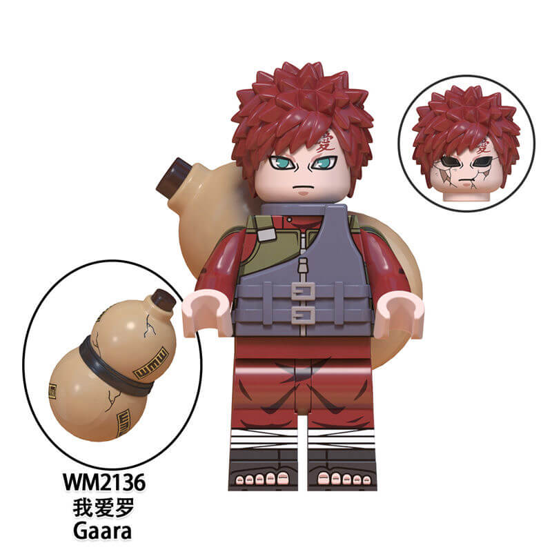 WM6111 Naruto Sarutobi Hiruzen Raikage Minifigs