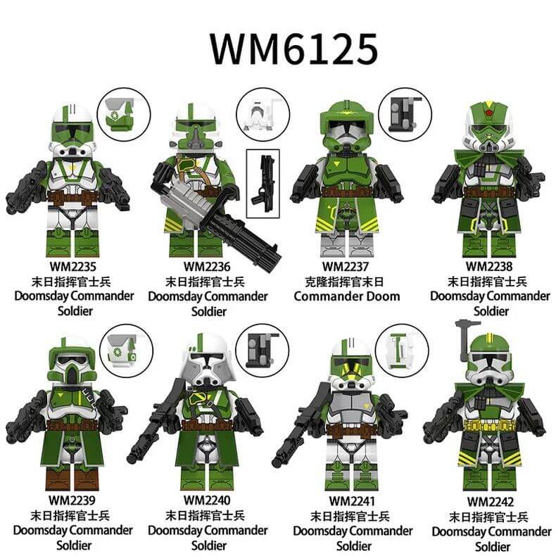 WM6125 Star Wars Doomsday Commander Soldier minifigs
