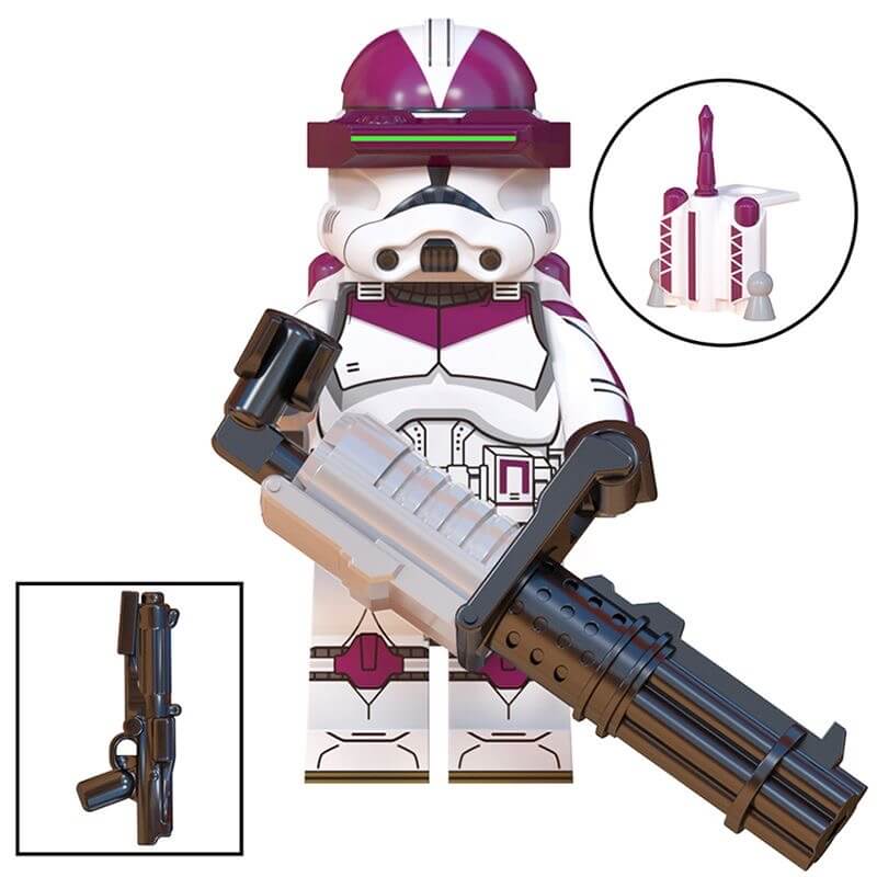 WM6127 Star Wars Nova Corps Marine Team 4 Commander Bacara Minifigs