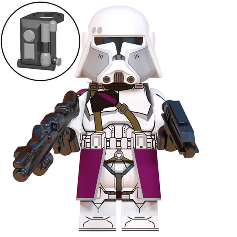 WM6127 Star Wars Nova Corps Marine Team 4 Commander Bacara Minifigs