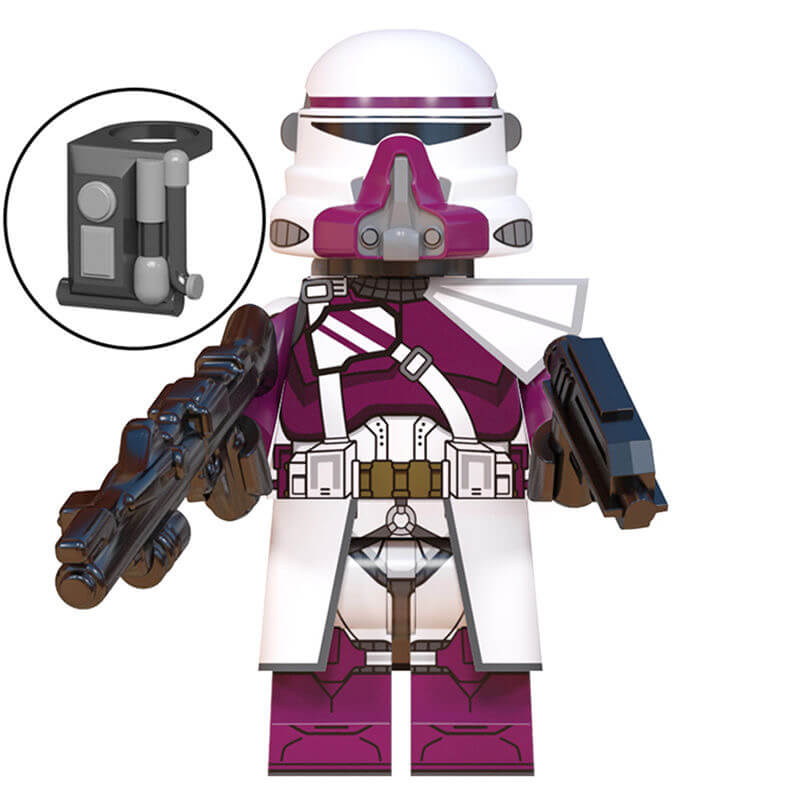 WM6127 Star Wars Nova Corps Marine Team 4 Commander Bacara Minifigs