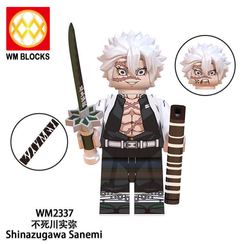 WM6137 Demon Slayer Shinazugawa Genya Kanroji Mitsuri Minifigs