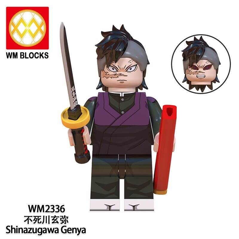 WM6137 Demon Slayer Shinazugawa Genya Kanroji Mitsuri Minifigs