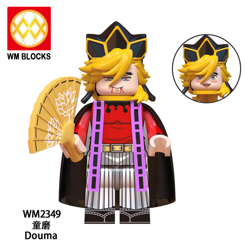 WM6138 Demon Slayer kamado Tanjirou Kokushibo Douma Minifigs