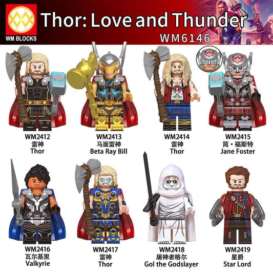 WM6146 Horse-Faced Thundergod Star-Lord Minifigs